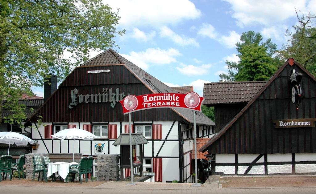 Hotel & Gastropark Loemuhle-Restaurant-Biergarten 马尔 外观 照片